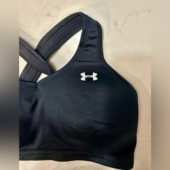 Under Armour Black Crossback Sports Bra Size L (36-38) - Picture 3 of 4